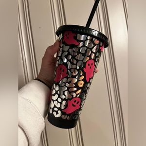 Cheetah print ghost cup